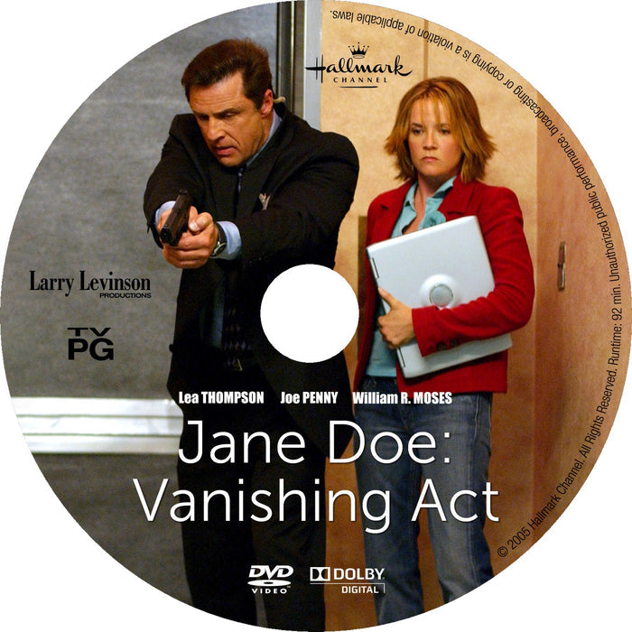 (19) Jane Doe 1: Vanishing Act DVD Hallmark Movie 2005