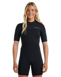 2mm Swell Natural Back Zip Short Sleeve Wetsuit - Roxy