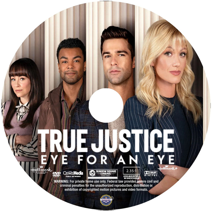(64) TRUE JUSTICE: EYE FOR AN EYE DVD HALLMARK MOVIE 2026