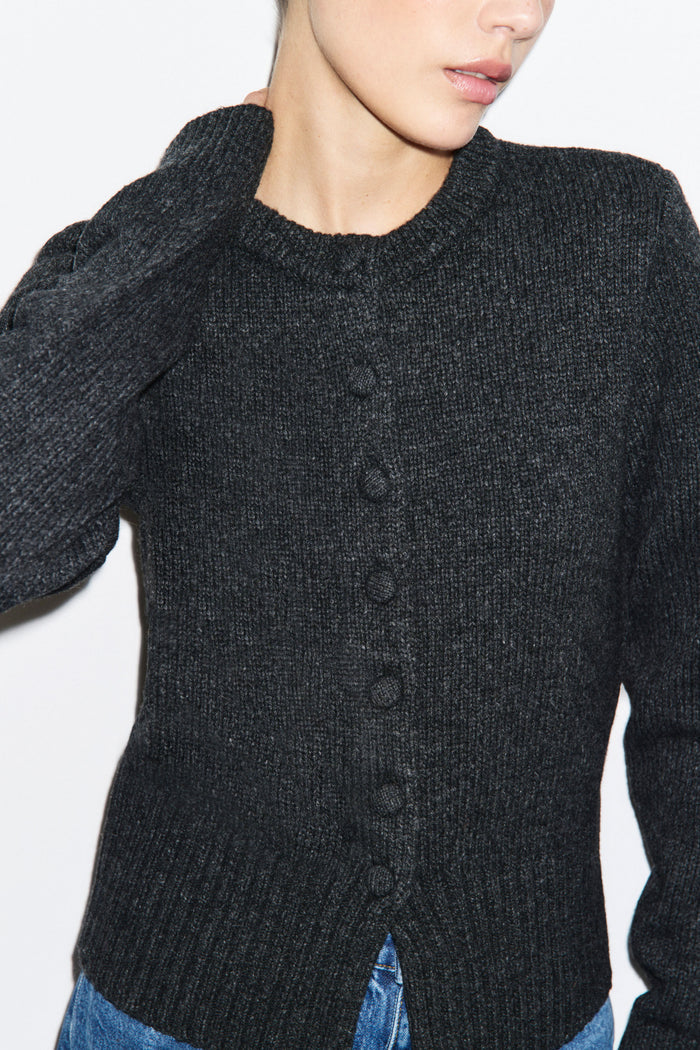 Abigail Waisted Knit Cardigan