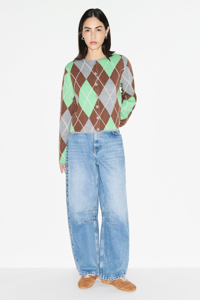 Aggie Argyle Cardigan