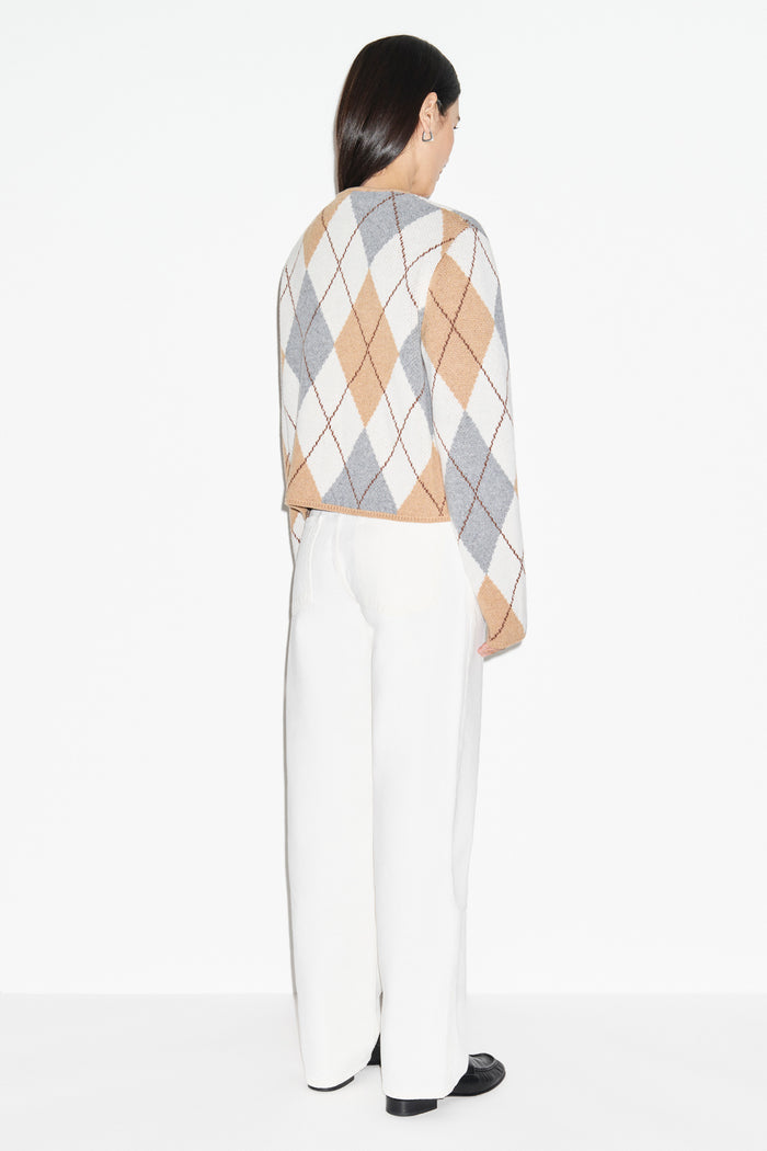 Aggie Argyle Cardigan