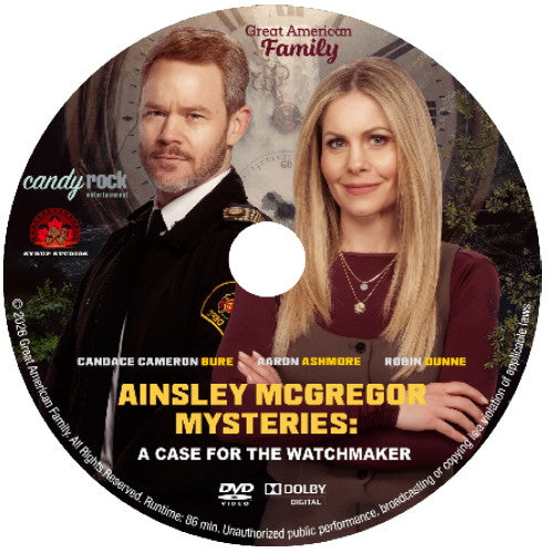 Ainsley McGregor Mysteries: A Case for the Watchmaker DVD GAF MOVIE 2026