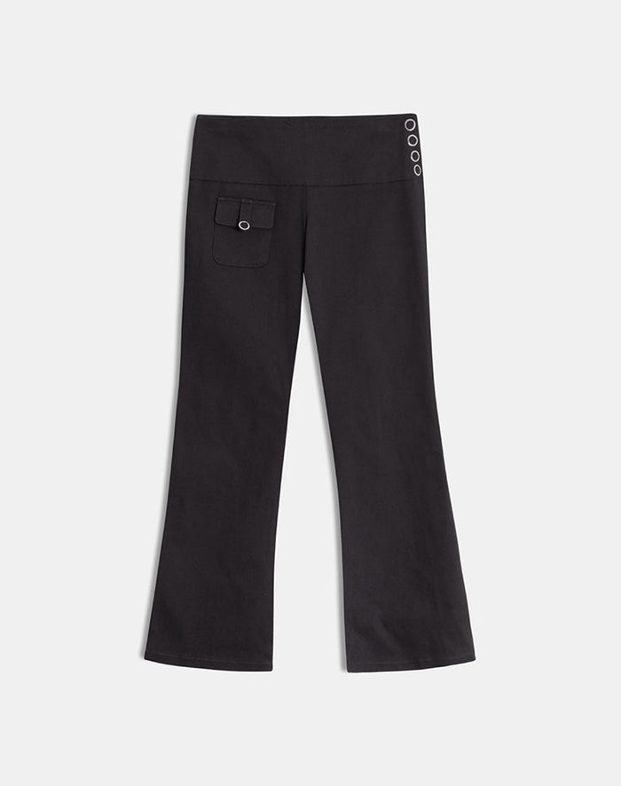 Image of Alora Pocket Trouser in Dark Grey