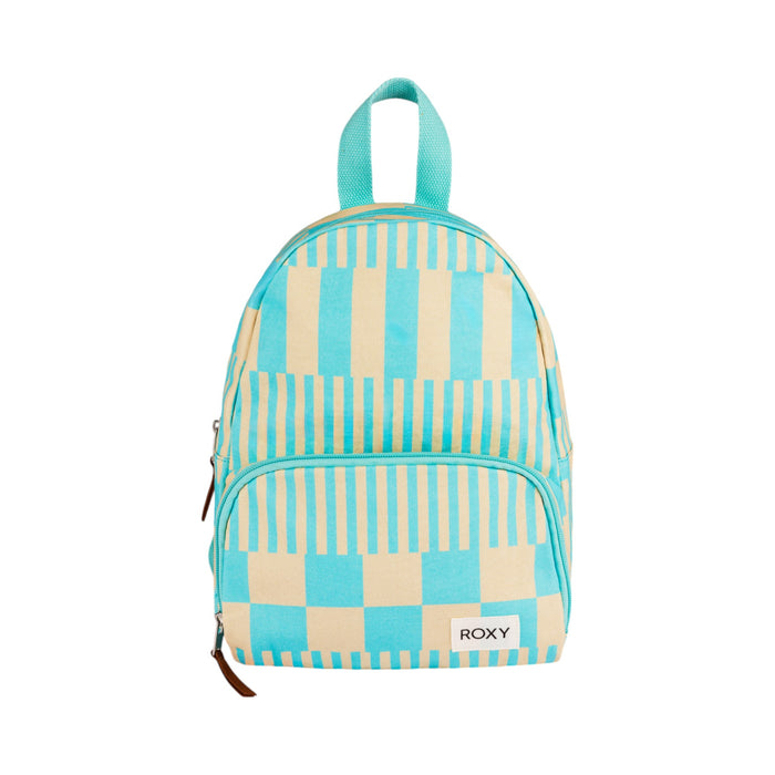 Always Core Canvas Backpack - Big Brella Check Turquoise - Roxy