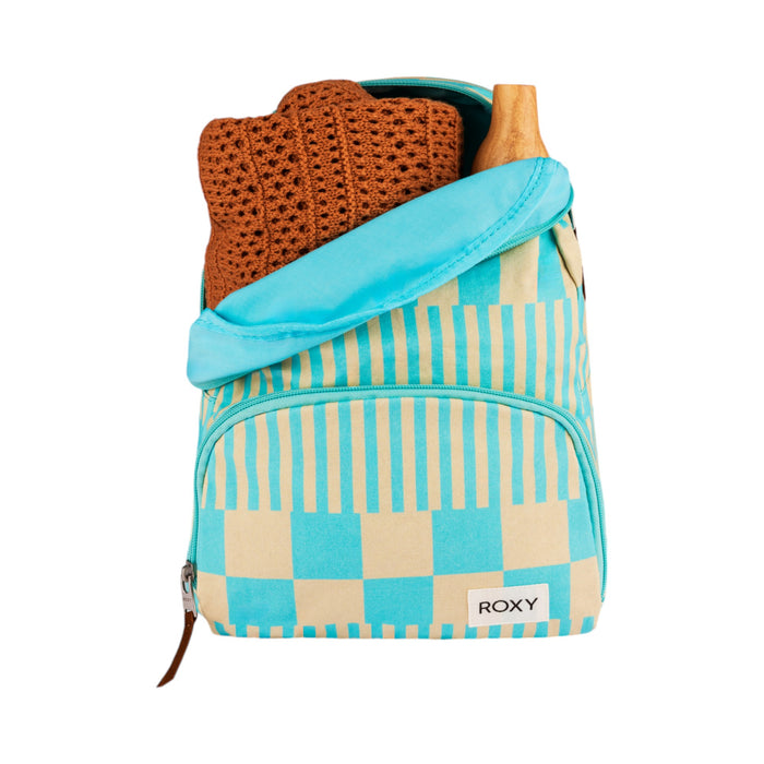 Always Core Canvas Backpack - Big Brella Check Turquoise - Roxy