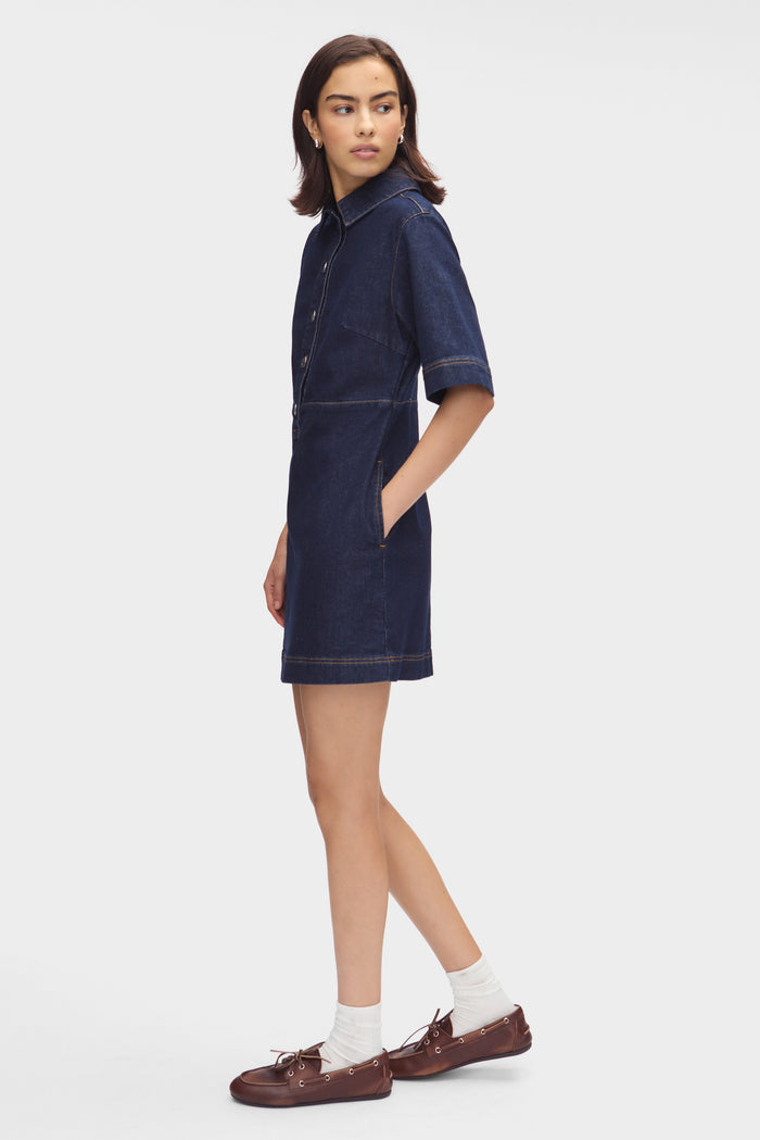 Amber Mini Denim Dress