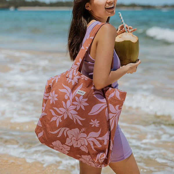 Anti Bad Vibes Tote Bag - Vaca All Day Ditsy Orchid - Roxy