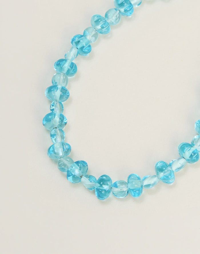 Image of Aqua Blue Faceted Necklace