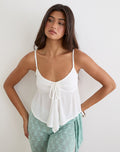 Image of Awilix Top in Crinkle Off White