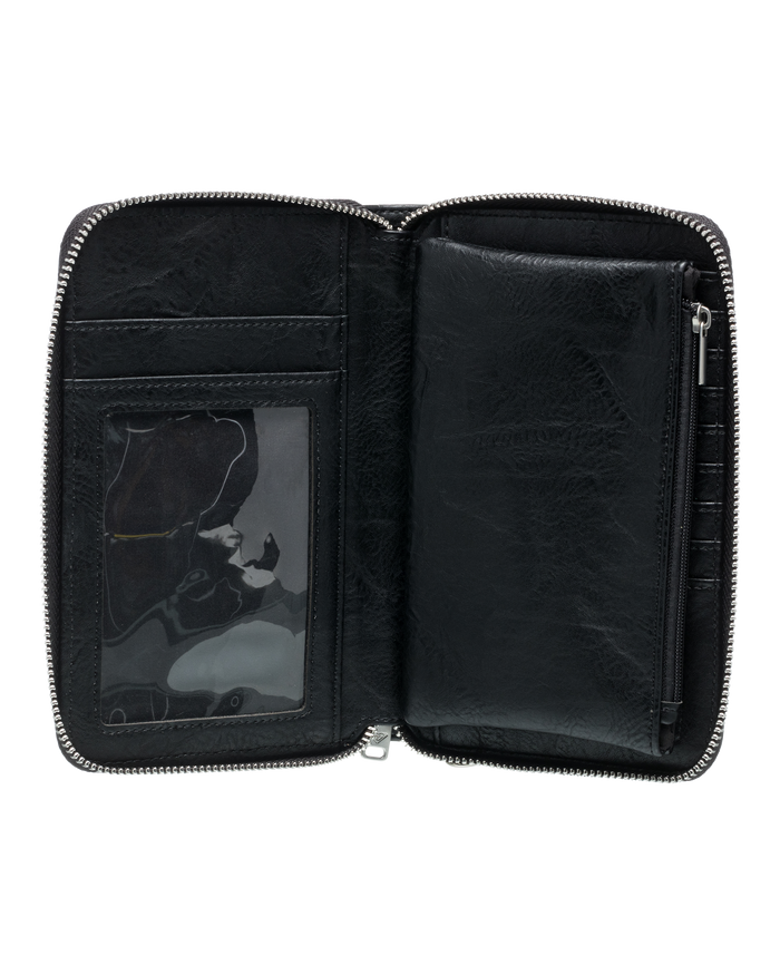 Back In Brooklyn Zip Around Wallet - Anthracite - Roxy