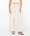 Beach Breeze Pant - Buckthorn Brown Sea Crest Stripe - Roxy
