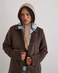 Image of Bonnet Hat in Knit Beige