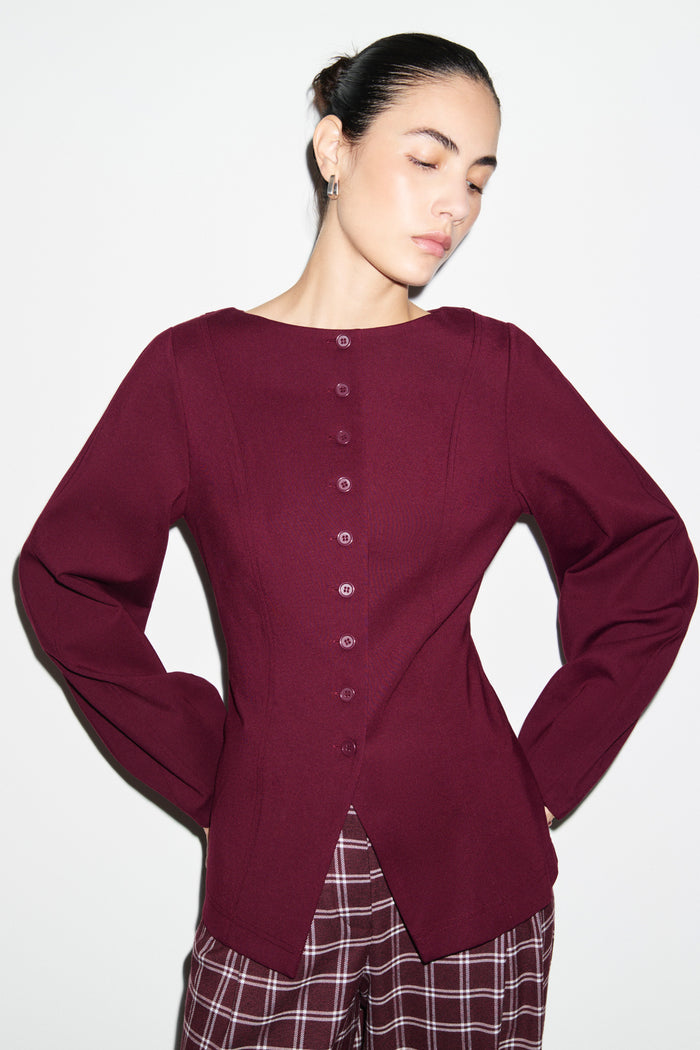 Bonnie Ponte Waisted Blazer