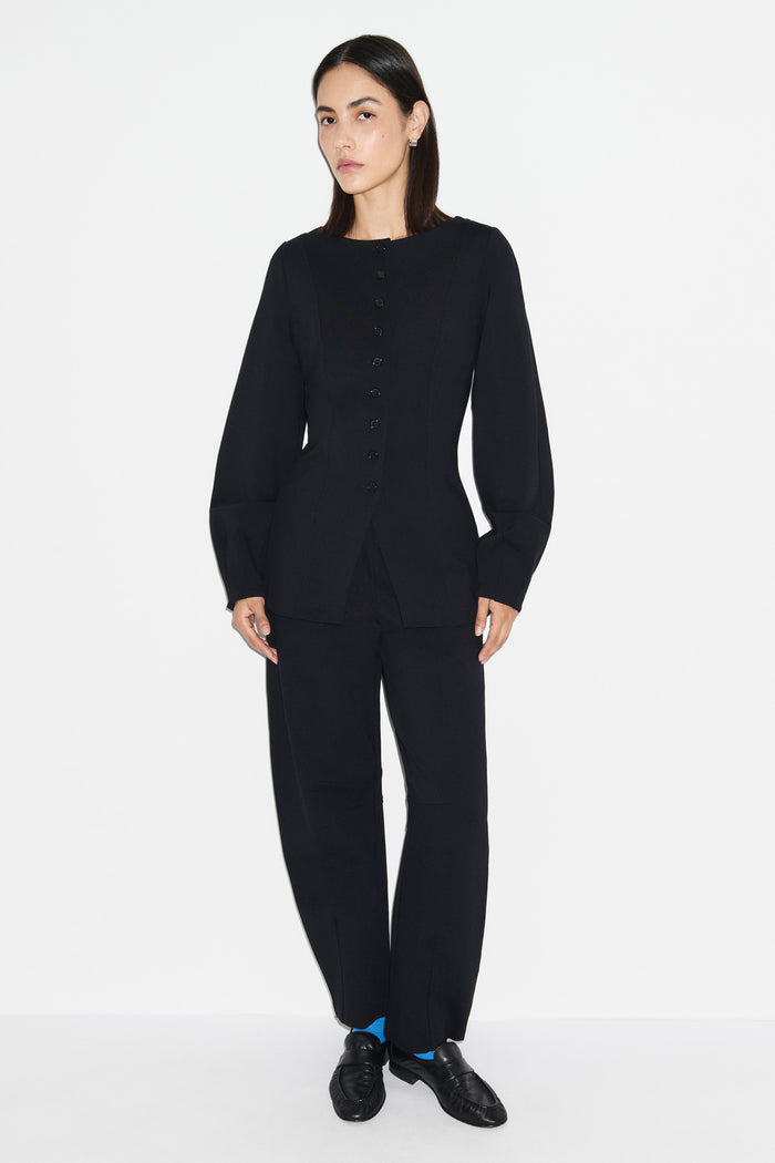 Bonnie Ponte Waisted Blazer