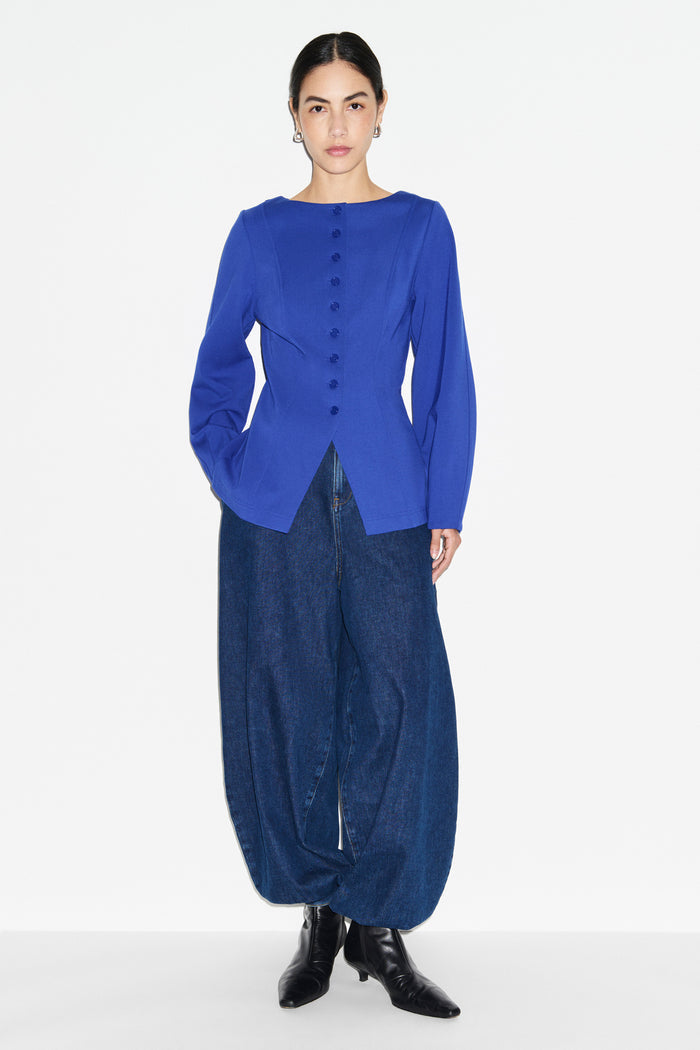 Bonnie Ponte Waisted Blazer