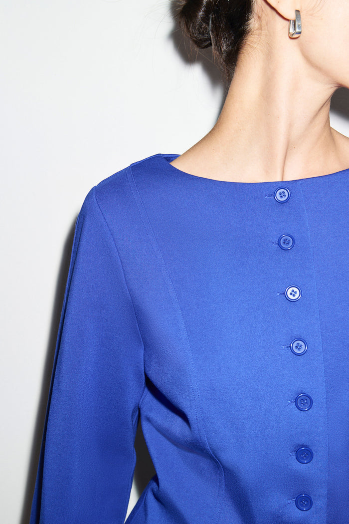 Bonnie Ponte Waisted Blazer