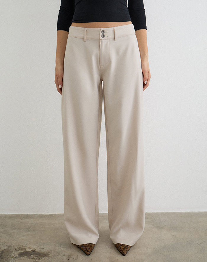 Image of Calza Trouser in Tailoring Cannoli Cream