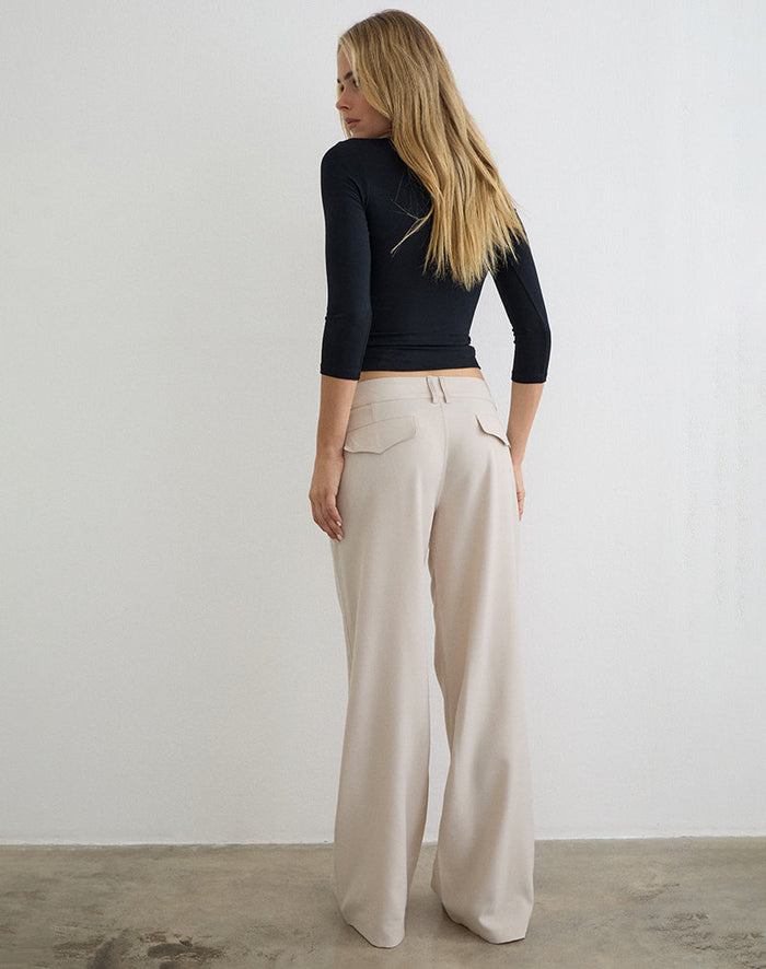 Image of Calza Trouser in Tailoring Cannoli Cream