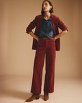 Camila Wide Leg Corduroy Pants - Autumnal Red | Plus Size & Straight Size Women's Fashion | Universal Standard