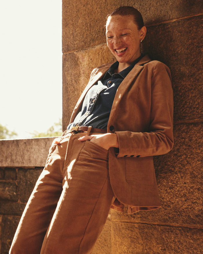 Camila Wide Leg Corduroy Pants - Classic Camel | Plus Size & Straight Size Women's Fashion | Universal Standard