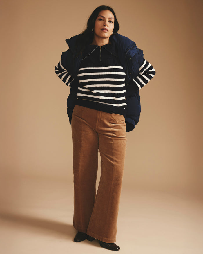 Camila Wide Leg Corduroy Pants - Classic Camel | Plus Size & Straight Size Women's Fashion | Universal Standard