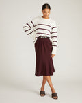 Carla Ponte Skirt - Black Cherry | Plus Size & Straight Size Women's Fashion | Universal Standard