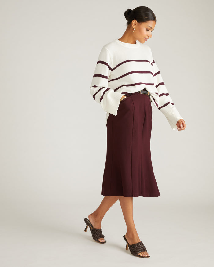 Carla Ponte Skirt - Black Cherry | Plus Size & Straight Size Women's Fashion | Universal Standard