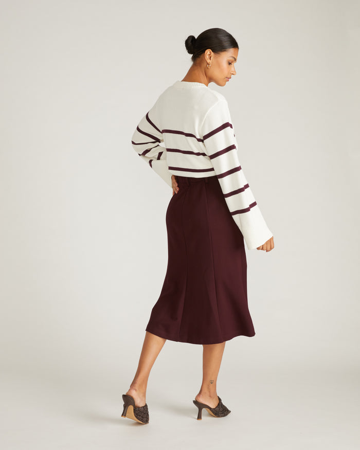 Carla Ponte Skirt - Black Cherry | Plus Size & Straight Size Women's Fashion | Universal Standard