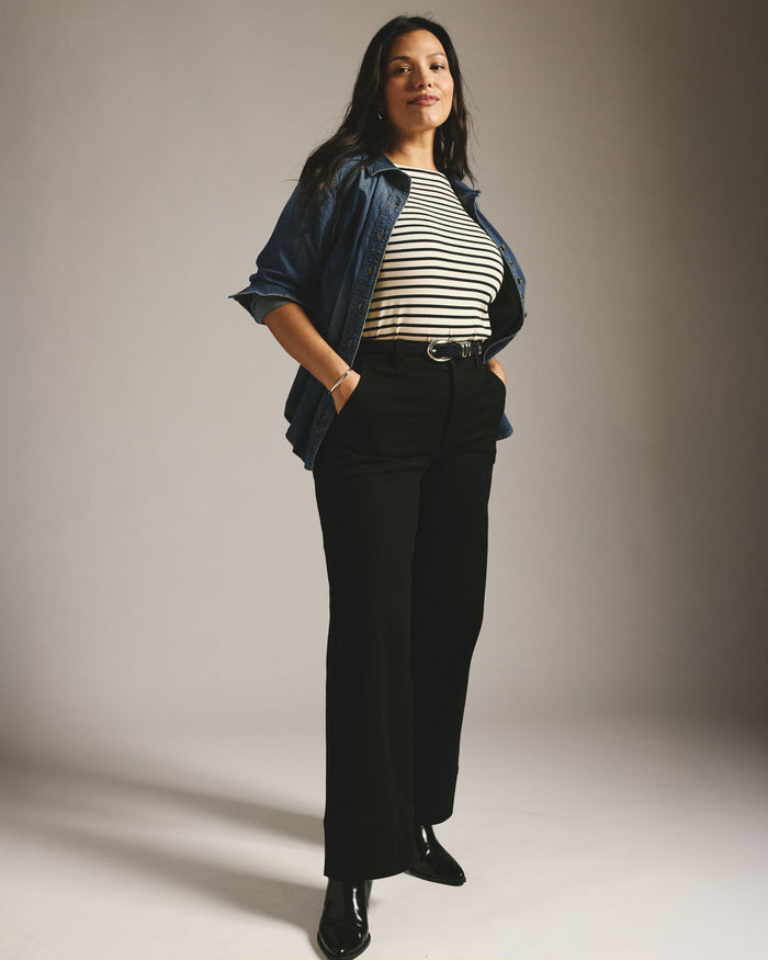 Carol High Rise High Stretch Jeans - Jet Black | Plus Size & Straight Size Women's Fashion | Universal Standard