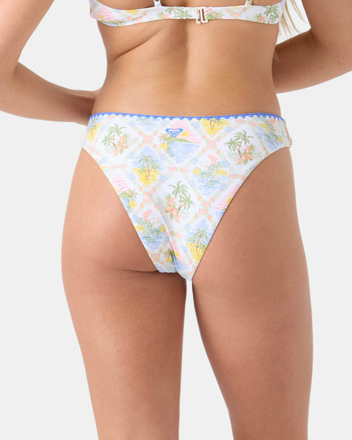 Catch My Drift Scoop Cheeky Bikini Bottom - Roxy