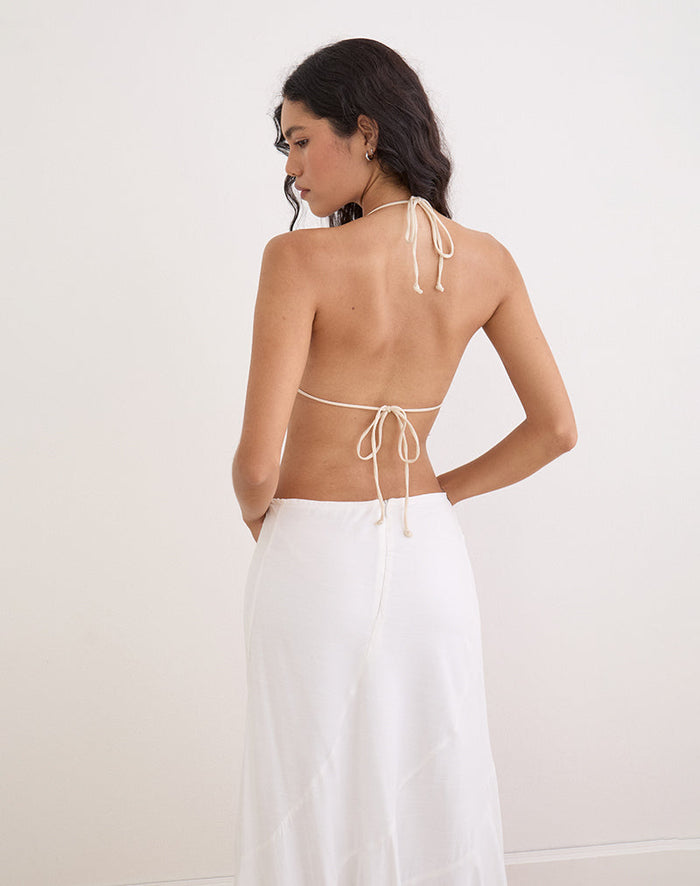Image of Cerry Top in Sequin Crochet Cream