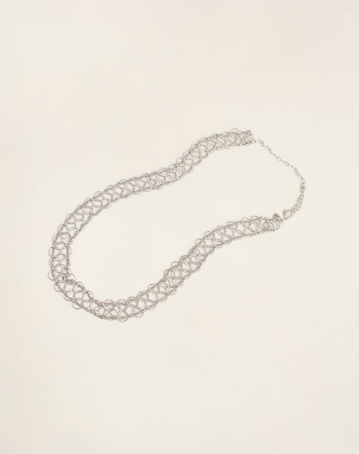 Image of Chainmail Metal Belt in Plated Silver