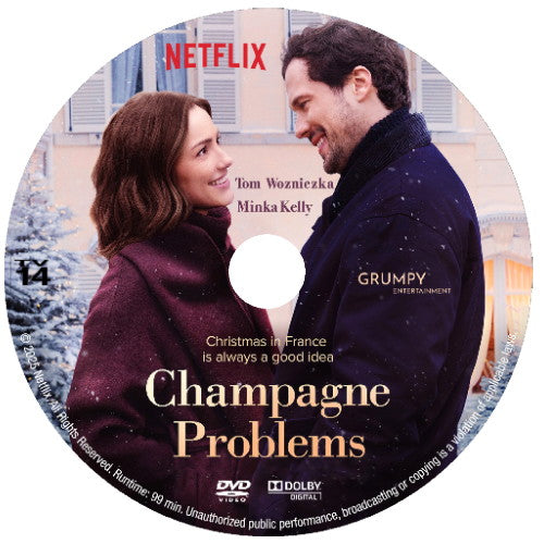 CHAMPAGNE PROBLEMS DVD NETFLIX MOVIE 2025 Minka Kelly