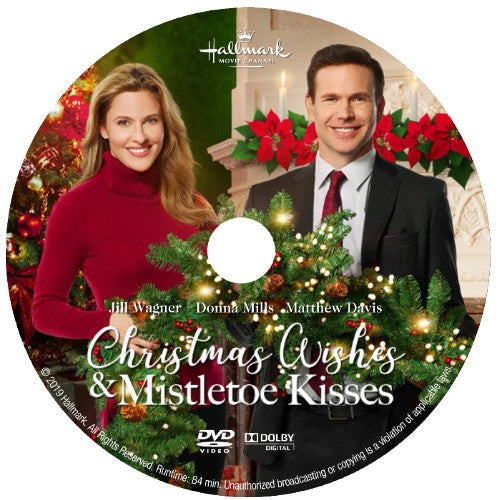 CHRISTMAS WISHES & MISTLETOE KISSES DVD MOVIE 2019