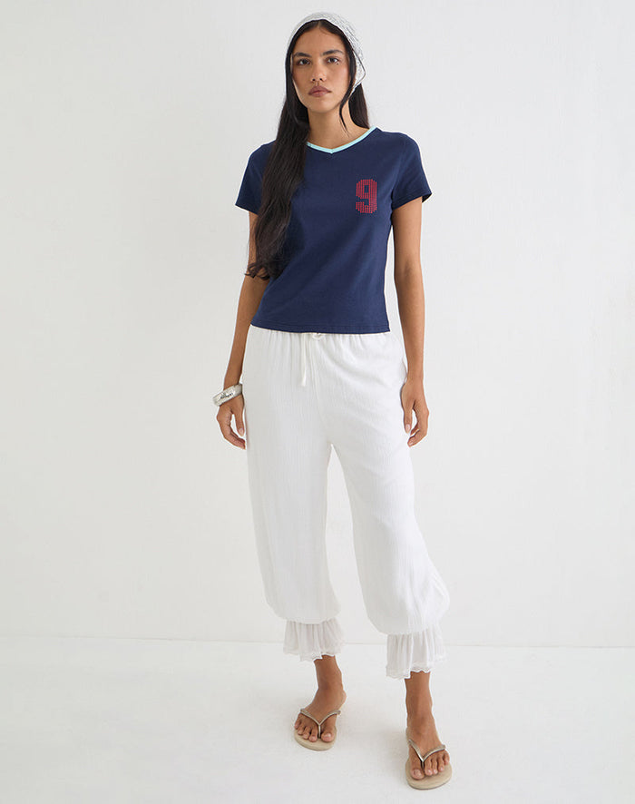 Image of Cima Tee in Nine Stellar Navy