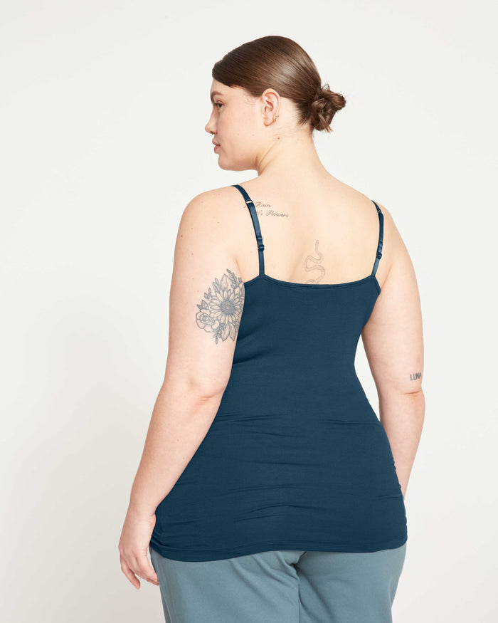 Cloud Rib Camisole - Deep Sea | Plus Size & Straight Size Women's Fashion | Universal Standard