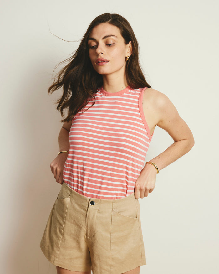 Coastal Linen Blend Shorts - Danish Coffee | Plus Size & Straight Size Women's Fashion | Universal Standard