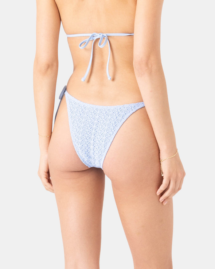 Crochet Tie Side Cheeky Bikini Bottom - Roxy