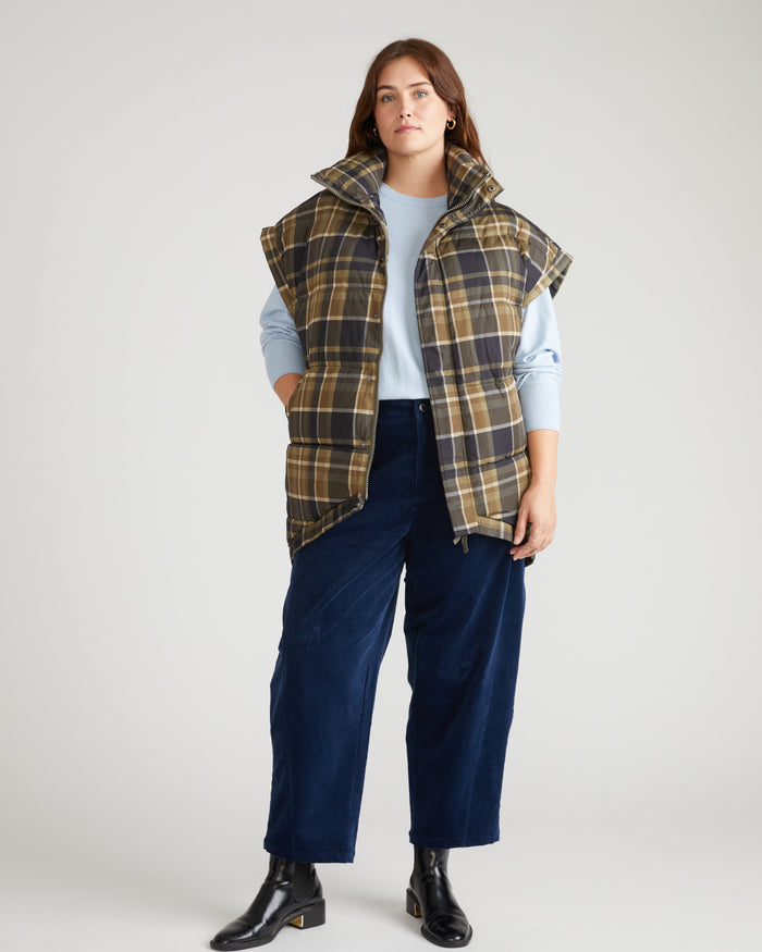 Dakota Twisted Leg Corduroy Pants - Pageant Blue | Plus Size & Straight Size Women's Fashion | Universal Standard