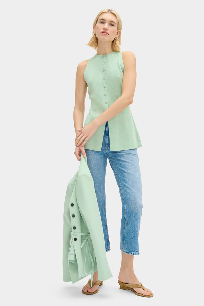 Daphne Sleeveless Waisted Knit