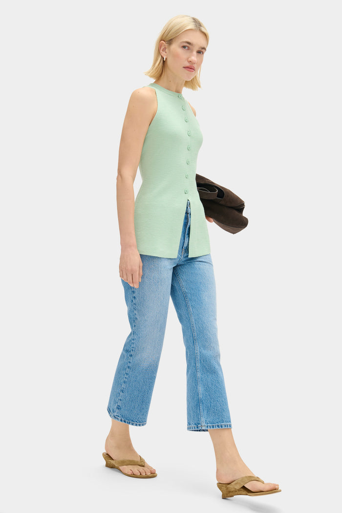 Daphne Sleeveless Waisted Knit
