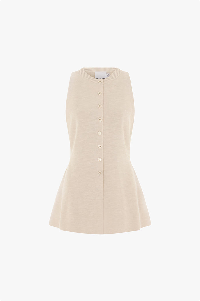 Daphne Sleeveless Waisted Knit