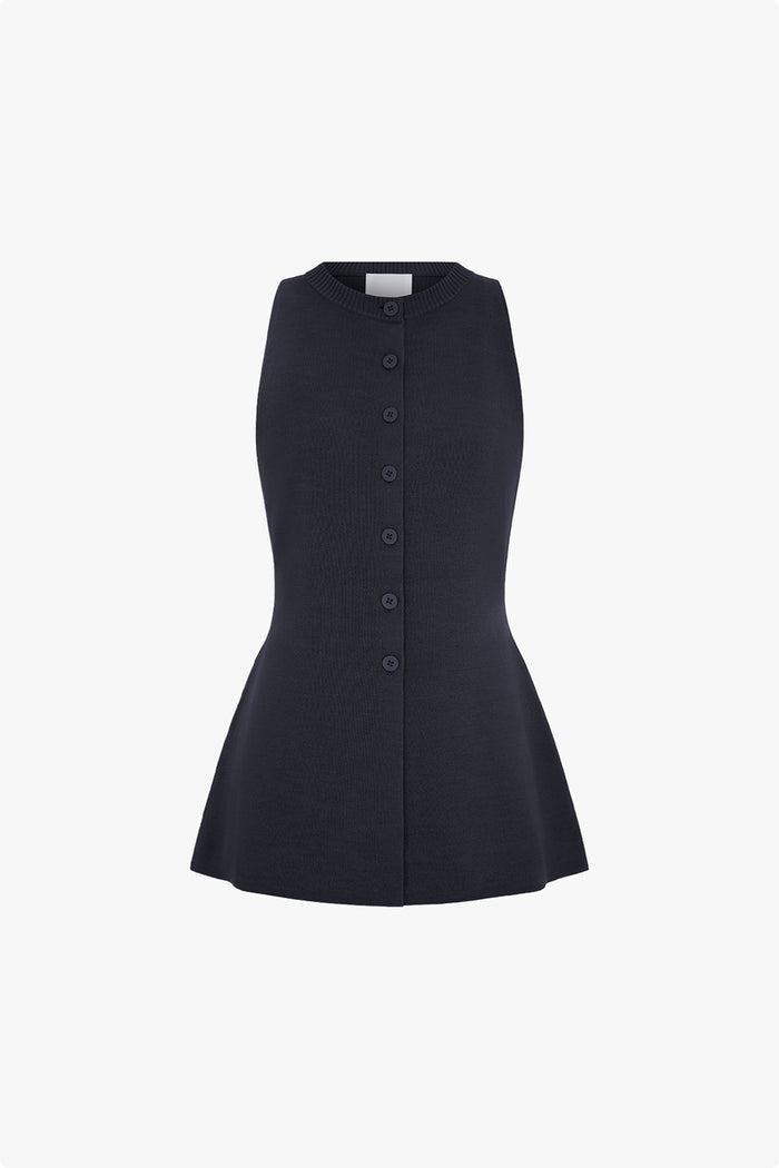 Daphne Sleeveless Waisted Knit