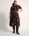 Devi Liquid Jersey Dress - Poppy Field Print | Plus Size & Straight Size Women's Fashion | Universal Standard