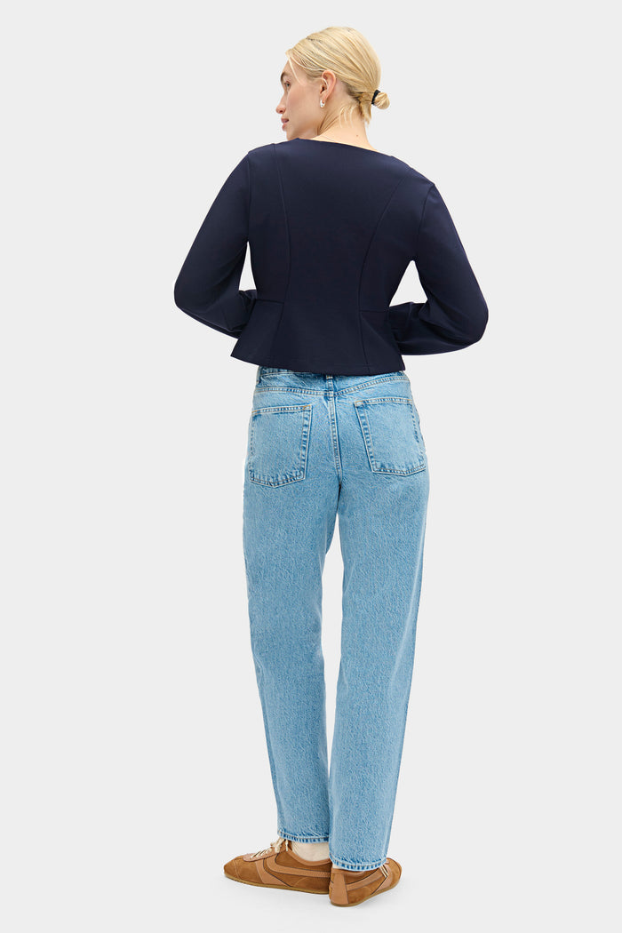 Doyer V Neck Ponte Top