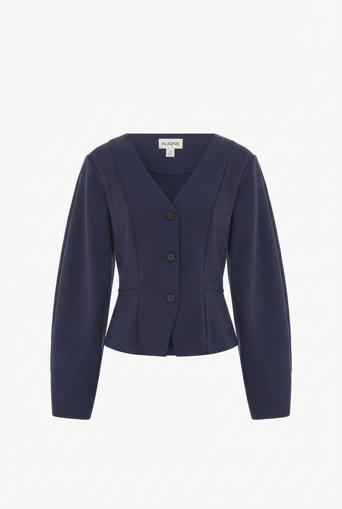 Doyer V Neck Ponte Top