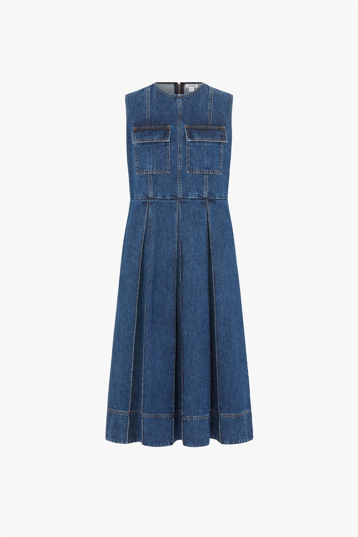 ED Cherish Midi Denim Dress