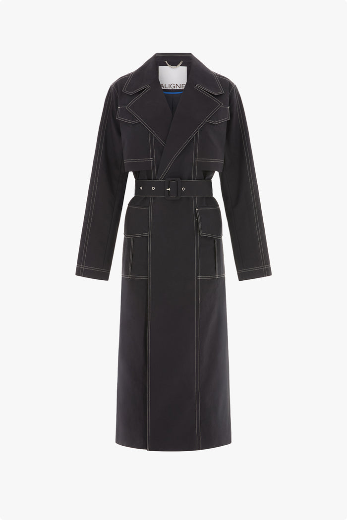 Elsa Wrap Trench Coat