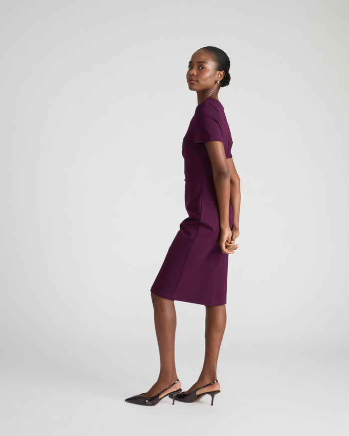 Executive Ponte Dress - Gamay | Plus Size & Straight Size Women's Fashion | Universal Standard